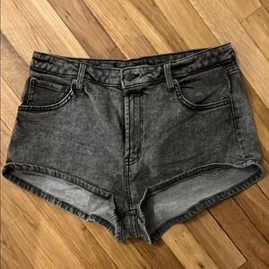 Wild Fable Gray Jean Short Shorts High-Waisted